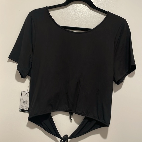 NWT Volcom reversible Had Me at Aloha top black size XL new never worn - Picture 2 of 4